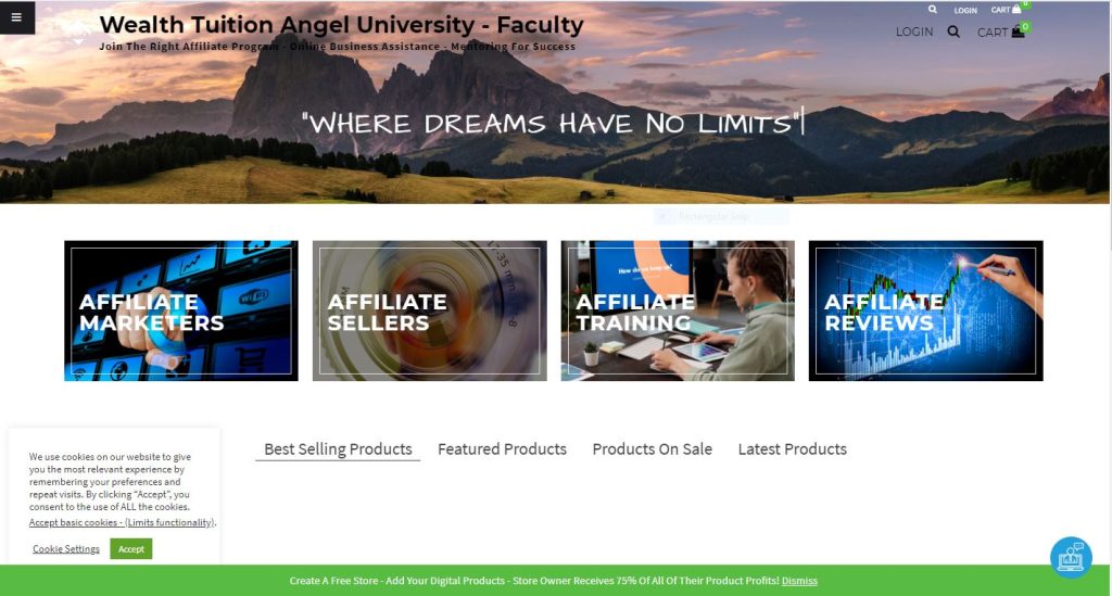 "FACULTY.WEALTHTUITIONANGEL.COM - COMING SOON - WEALTH TUITION - AFFILIATE WEALTH TUITION - MAKE THIS YOUR YEAR"!